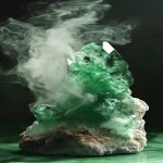 **Behold The Sacred Aventurine One, green mist, spiritual --ar 9:16 --style raw** - Image #1 <@1054482006731395092>