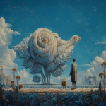 **<https://s.mj.run/KNcpLZGGWjI> a weird vegetable scenario --sref <https://s.mj.run/nZVub3jGHVE> --ar 7:5 --v 7.0 --raw** - Upscaled by <@1071135204846096475> (relaxed)