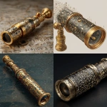 **golden spyglass covered in magical glyphs** - <@784252075265490974> (fast)