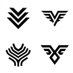 **minimal, vector logo, black lines, white background. vanish, erode, loss --s 200 --c 10 --v 7.0** - <@277223286423945226> (fast)