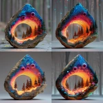 **alien chorus on the opalized wood elves forest --oref <https://s.mj.run/D199OLhwzzI> --s 750 --v 7.0** - Remix (Subtle) by <@405548268966117377> (fast)