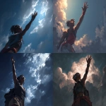 **low angle camera view, a character illustration, a black young muscular woman, she is looking to the sky and trying to reach out the clouds, photorealism, dramatic lighting --ar 4:3** - <@942102369683001474> (fast)
-# Create, explore, and organize on [midjourney.com](<https://midjourney.com/imagine?from_discord=1>)