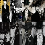 **arsenne lupin' gentleman burgler omar sy and his wife ludvine sagnier, john singer sargent illustrated STyle Double exposure, extreme details, rich dynamic colors, spirit, invocation, 3d, two sun solar system, full moon, stars, esoteric, sheer, Peridot, emerald green. citrine, ultramarine blue, diamonds, gold, sunset, high contrast, painting classic, oil , diodes, bows, velvet vogue, iridescent, holographic, full body pose, transparent details, colorized, neon pastel color palette, photorealistic, highly detailed, transparent parts, looks like professional hdr photography in fashion magazine, editorial photography, global illumination, moody lighting, post-processing, glowing shadows, chromatic aberration, black and white balance, scattering, beautiful cinematic lighting, lumen reflections, post-production, high fashion, tone mapping, shaders, Louis Icart's etching, extremely beautiful african american people, razumov style, art deco, art nouveau, tarot art, colorful, extremely fine detail, 3d, octane render, hdr, nature scene, high contrast, 8k, Ernie Barnes art , 8k, --chaos 99 --ar 8:5 --exp 50 --sref 1480533239 --profile poihdb6 --stylize 750 --v 7.0** - <@843177938186797076> (fast)