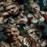 **microbiome on top of the head of a female zombie clown --ar 2:3 --v 7.0 --p m697ptu --s 1000** - <@1071437900610293863> (fast)