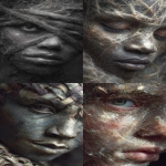 **Macro Photography, Papyrus Fiber Pattern intricately weaving into a reimagined face --c 5 --s 500 --ar 4:7 --v 7.0 --p ydmwyf3 --exp 50 --ow 50 --oref <https://s.mj.run/59mbM3S1_Mc>** - <@293080845789691904> (turbo)