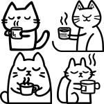 **<https://s.mj.run/_zHsJO3Jwuo> cute cat drinking coffee icon, simple line art with black lines on a white background in the style of a minimalist cartoonist drawing, simple shapes, kawaii meets streetwear vector illustration and clipart style, whimsical but cute design, children's book illustrations, low details, bold thick outline, no shading. --ar 73:78 --s 50** - <@1089976150400434317> (fast)
-# Create, explore, and organize on [midjourney.com](<https://midjourney.com/imagine?from_discord=1>)