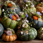 **photo professionnelle, photo promotionnelle, citrouilles fleuries, pour boutique de fleurs --v 7.0** - Image #1 <@864083879194525716>