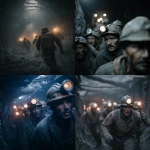 **coal miners working in a dark and dangerous underground mine. from the back of the mine, it starts to collapse. everyone is running torard the the camera. make one miner at the very front with a clear afraid look on his face** - <@499594555298021396> (fast)
-# Create, explore, and organize on [midjourney.com](<https://midjourney.com/imagine?from_discord=1>)