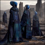 **Alien fashion show on the opalized wood planet --v 7.0** - Upscaled by <@405548268966117377> (fast)
-# Create, explore, and organize on [midjourney.com](<https://midjourney.com/imagine?from_discord=1>)