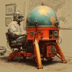 **<https://s.mj.run/JGGUA8uc3gQ> a continental drift stea punk operating with the machine --v 7.0 --raw** - Image #3 <@1071135204846096475>