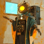 **Spam Bot Holy Saint of Cathode-Ray Tubes --ar 4:5 --v 6.1** - Image #1 <@1197624915298357348>