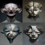 **reconfigured face, out of place ear, rearranged face, mouth above eyes, nose on chin, surreal fluidity crisis, mangled facial features --ar 2:3 --raw --sref 1809924337 3348285292 77 13 6 95 24 --p ajjw9qi --exp 50 --sv 4 --s 666 --v 7.0** - <@788265797444173834> (turbo)
-# Create, explore, and organize on [midjourney.com](<https://midjourney.com/imagine?from_discord=1>)