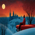 **Ernie Barnes art at Christmas, 8k, --chaos 99 --ar 8:5 --exp 50 --stylize 750 --v 7.0** - Image #1 <@843177938186797076>