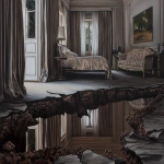 **Hyperreal conceptual paintings style, intriguing and enigmatic-cinematic atmosphere, clear image, surrealism, gideon the ninth, hdr, highly detailed, style raw --p zhav629 --chaos 10 --exp 10 --s 5 --ar 3:2 --v 7.0** - Image #1 <@1008993788670263326>