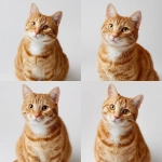 **an all-ginger male cat, with a plain white background, suitable for a storybook** - Variations (Strong) by <@1179132387645464712> (fast)