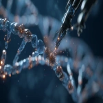 **ultra clean photorealistic futuristic AI nano-robot repairing a DNA strand, precision mechanical micro-arms placing molecular fragments, glowing repair nodes, translucent DNA lattice, high-detail nano surfaces, advanced CRISPR biotechnology aesthetic, cold blue sterile lighting, zero noise, cinematic macro realism, floating micro particles, depth of field, cutting-edge biomedical engineering, no text, no watermark --ar 16:9 --v 7.0 --q 2 --raw** - Upscaled by <@1313398896784834591> (fast, stealth)
-# Create, explore, and organize on [midjourney.com](<https://midjourney.com/imagine?from_discord=1>)