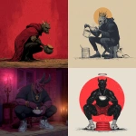 **the prince of darkness doing squats and eating oats** - <@538878031226470440> (relaxed)