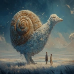 **<https://s.mj.run/sIsHh0jVyrI> weird encounter --sref <https://s.mj.run/nZVub3jGHVE> --ar 7:5 --v 7.0 --raw** - Upscaled by <@1071135204846096475> (relaxed)