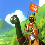 **cute medieval cat rides a diplodocus into battle --ar 3:2 --sref 3230555528 --profile xd6tqqy --sw 400 --stylize 800 --niji 6** - Image #1 <@937851746712186921>