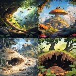**children's book illustration feeaturing anthill adventures --ar 2:3 --v 6.1** - <@1202719359680774145> (fast)