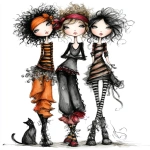 **monotreme girl friends, arms --sref <https://s.mj.run/3IN1fa37dS0> --ar 51:67 --s 400 --c 30 --q 4 --p 4x7uqag jh81ly1** - Image #1 <@1059634795207991457>