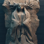 **full body, the statue of eva carved out of a monochronolith, appletree --v 7.0 --ar 4:7** - Image #4 <@1394807845404409858>