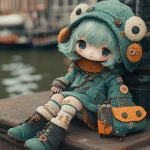 **parkouring cute brain froggy neon azure gradient plush doll designed by miyake issey against bg of urban view --niji 6 --raw --s 666 --c 10 --ar 1:1 --p amw1g8y** - Image #1 <@1152889510158401576>