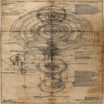 **intricate circuit diagram of cosmography, technical drawing. notes, marginalia, Ink on old worn down paper. Slight burns on the edges. --ar 9:16 --v 7.0** - Upscaled by <@391048027051261958> (relaxed)