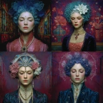 **<https://s.mj.run/LHSCYIg4QiU> <https://s.mj.run/hhDbh-eWJtQ> Marie Antoinette's coral reef wig subjects her to the most beautiful headache ever --profile lr3vzn1 --stylize 1000** - <@1057110090387296366> (fast)