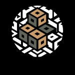 **<https://s.mj.run/KzVO7cCJih4> a logo with stacked blocks within a circle --s 250** - Image #1 <@999895176619237436>