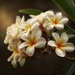 **beautiful cluster of plumerias, white, close up** - Image #2 <@1007112656773189665>