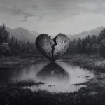 **lush romantic heartbreak painting black and white** - Image #4 <@293199015917649922>