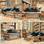 **Black cat sleeps on a pile of books about Cosmography --sref 875603842 --ar 4:5** - <@948741381743083580> (relaxed)