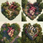 **can you place this heart into a lush garden with the same style and vegetation? <https://s.mj.run/cutx5ENWKg8>** - <@471692840905211906> (fast)
-# Create, explore, and organize on [midjourney.com](<https://midjourney.com/imagine?from_discord=1>)
