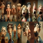 **claymation version of The Wiggles --ar 16:9 --p n7uc4lo** - <@690328976094134272> (fast)