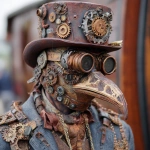 **a steampunker as Objet d'art --v 7.0 --raw** - Image #1 <@1071135204846096475>