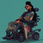 **graffiti bipoc motorized wheelchair and disability accessible fashion design sketch --ar 3:4 --p v72x35v** - Image #4 <@948741381743083580>