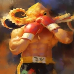 **barnacle bareknuckle boxing --sref 92 --niji 6 --p ke69z7s --ar 4:5 --raw** - Image #3 <@948741381743083580>