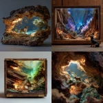 **An opalized wood diorama as seen through the dog's eyes** - <@405548268966117377> (fast)