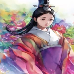 **in the style of Rose Besch and Gil Elvgren, full body view, Empress Jitō of Japan, who gave her country the name of Nihon, lovely as the Rising foxfire mahogany Sun itself, standing atop the hill of Kamioka, as beautiful and radiant as the Rising Sun, 8k, UHD, digital --ar 2:3 --s 700 --niji 6 --p o98aaap vt2yp4u --c 50 --cref <https://s.mj.run/Bl2qLyKjBcs> <https://s.mj.run/53Ootn_FO6c> <https://s.mj.run/pL9uL6qfEpw> <https://s.mj.run/G47IqO0XaZ0> <https://s.mj.run/cY-IFMXcClg> <https://s.mj.run/9jbKKnoHf5U> <https://s.mj.run/9MuppjVXOxk> --sref 3587191237 2248554822** - Image #4 <@203743660951470080>