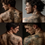 **a man's hairy back with voynich manuscript tattoos cause the boy itch --ar 3:4 --s 250 --v 7.0** - <@974789918188535848> (relaxed, stealth)
-# Create, explore, and organize on [midjourney.com](<https://midjourney.com/imagine?from_discord=1>)