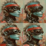 **<https://s.mj.run/wgb1wTwrrrs> in reptilian 80s hair band style --ar 3:4 --s 250 --v 7.0** - Variations (Subtle) by <@1071135204846096475> (relaxed)