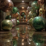 **Green emeralds kathakali smoke and mirrors bathhouse. Glitter glitter balloon balloons balloons --s 250 --v 7.0** - Image #2 <@974789918188535848>