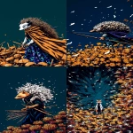 **🍂🦨🏹⚔️ 🌈✏️ --ar 4:7 --sref 728762062 2086123998 3605286650 22 --sw 100 --p zzmkt1u** - <@370960263245070346> (fast)
-# Create, explore, and organize on [midjourney.com](<https://midjourney.com/imagine?from_discord=1>)