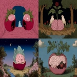 **supper inside a giant cabbage; dolomite brains inside a giant tomato --ar 3:2 --p fkefrk8 zznwfak ozcqmrg benn7zh --sref 2767 2641 --v 7.0** - <@820503377821564929> (relaxed)