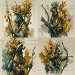 **🍂🦨🏹⚔️ 🌈✏️ --ar 7:4 --sref 1010101 --sv 4 --sw 100** - Remix (Strong) by <@370960263245070346> (fast)
-# Create, explore, and organize on [midjourney.com](<https://midjourney.com/imagine?from_discord=1>)