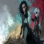 **🍂🦨🏹⚔️ 🌈✏️ --ar 7:4 --sref 80 --sv 4 --sw 100 --p zzmkt1u --s 250** - Image #2 <@370960263245070346>