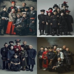 **A grand group portrait of eight Japanese professionals a police officer, firefighter, nurse, tatami craftsman, woodcraft artisan, scaffolder, chef, and painter standing together like fashion models on a VOGUE JAPAN cover. Each person has avant-garde hair and creative makeup symbolizing their trade. Their uniforms are reinterpreted as high-fashion couture inspired by their professions. Dynamic lighting, cinematic shadows, fine art tone, arranged in a powerful symmetrical composition. Background softly glowing with Japanese modern design elements, atmosphere of unity and pride, like an objet d'art. 4K ultra-realistic vertical poster, editorial photography, --ar 2:3 --v 6.0 --raw** - <@1145938660596908032> (fast)
-# Create, explore, and organize on [midjourney.com](<https://midjourney.com/imagine?from_discord=1>)