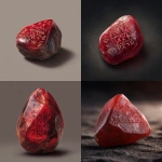 **a matte red stone that looks like seaglass with runes inscribed on it, in the style of dungeons and dragons item illustration** - <@878478340170866709> (fast)