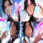 **a handsome fairy king, black hair, red eyes, beauty mark on his chin, Harlem renaissance --niji 6 --sref 1939524940 3215129134 --p fpucv3k --ar 16:9** - <@347448894403379200> (fast, stealth)
-# Create, explore, and organize on [midjourney.com](<https://midjourney.com/imagine?from_discord=1>)